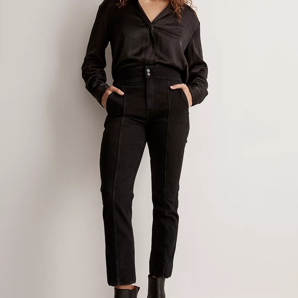 Madewell The Perfect Vintage Jean in true black wash: Tuxedo Addition